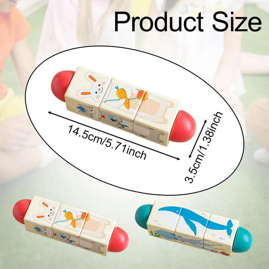 Wood rotating puzzle - Otloubnow