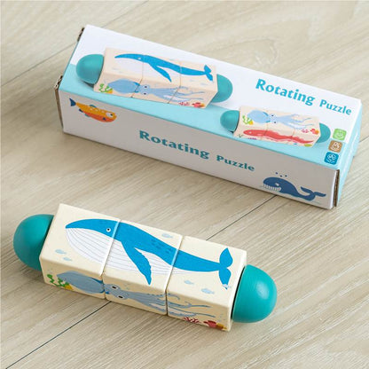 Wood rotating puzzle - Otloubnow