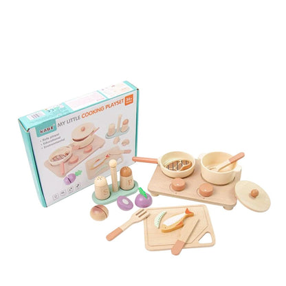 Wooden cooking playset - Otloubnow