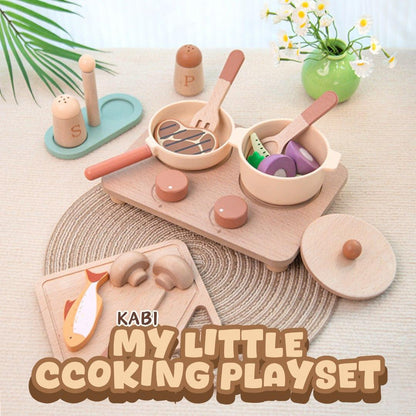 Wooden cooking playset - Otloubnow