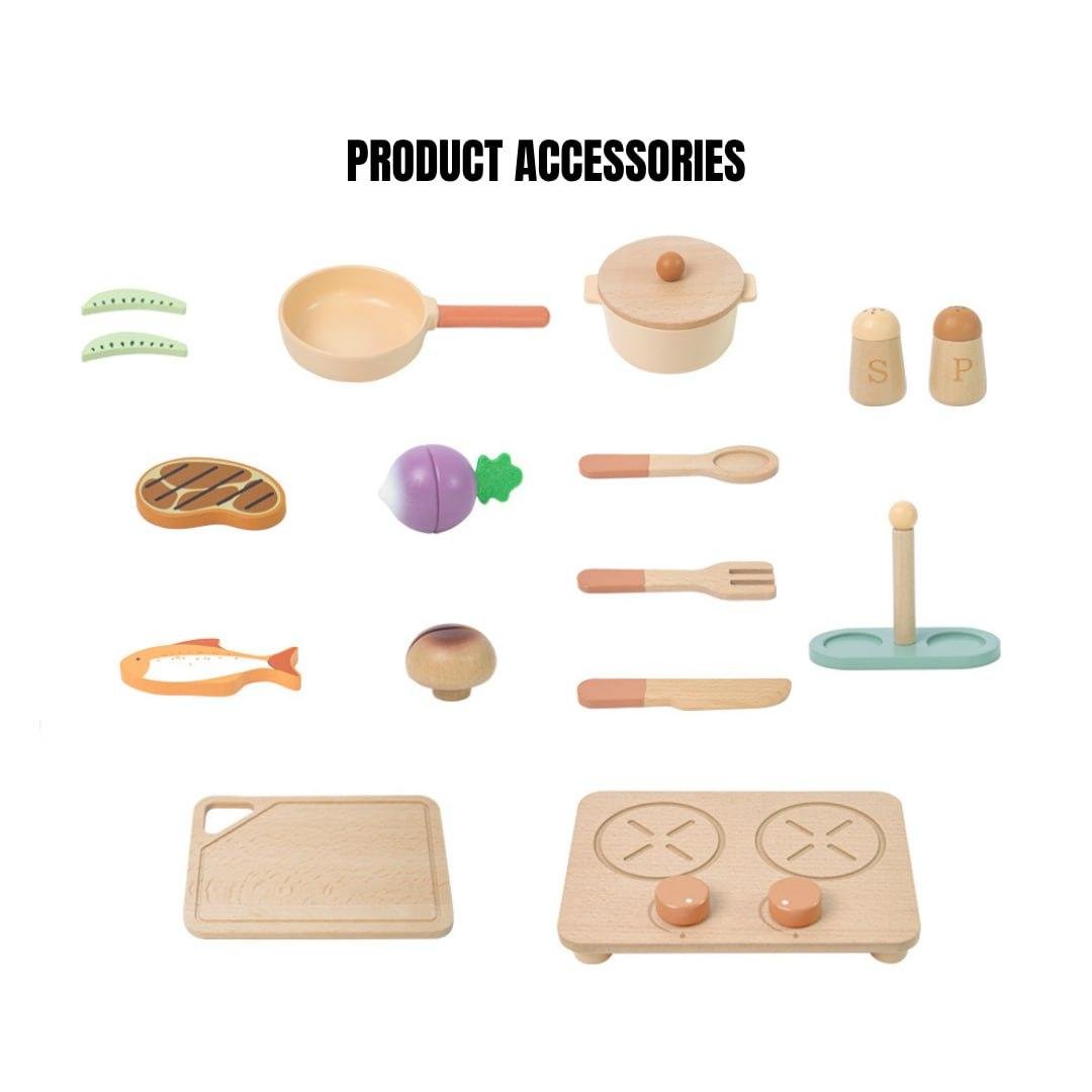 Wooden cooking playset - Otloubnow