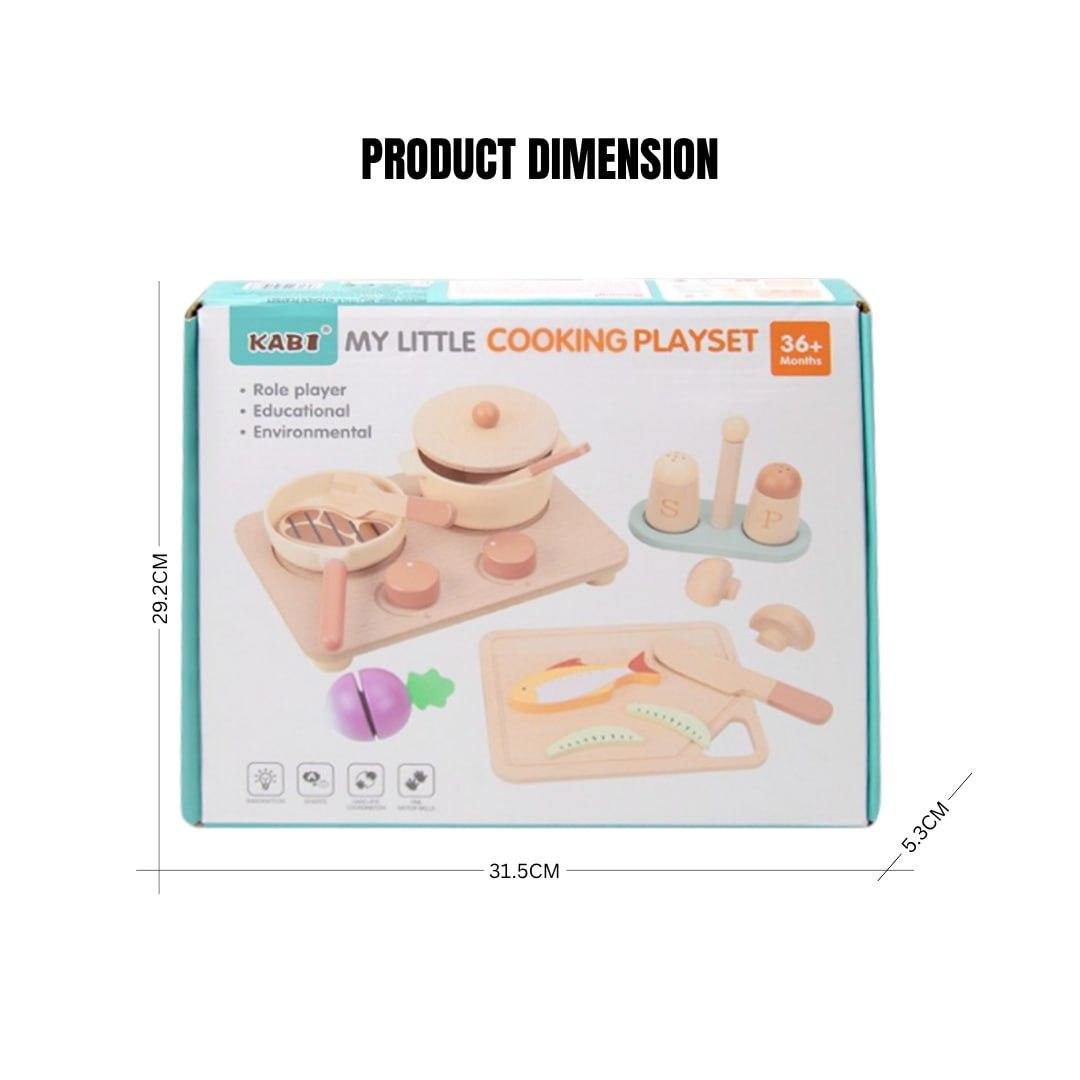 Wooden cooking playset - Otloubnow