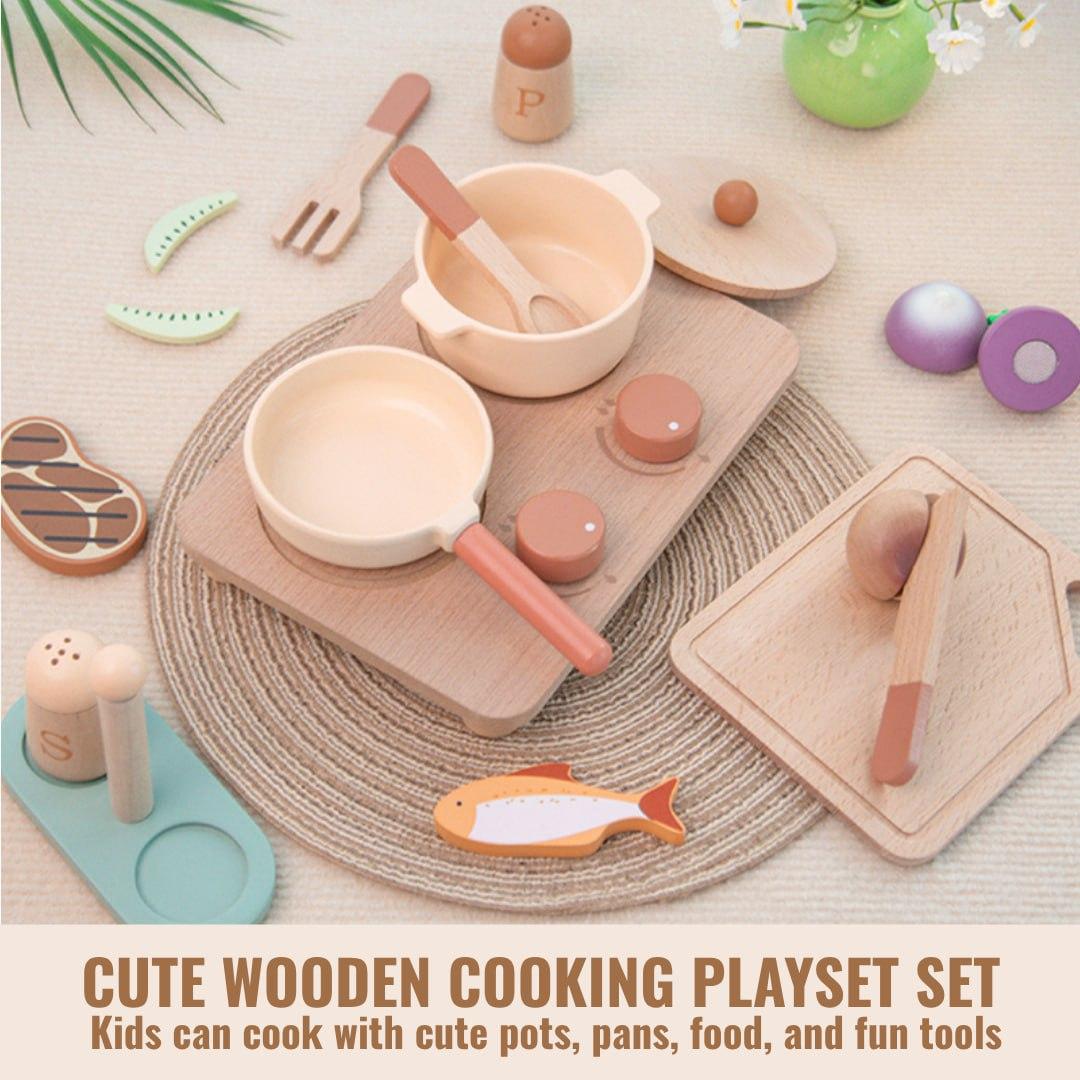 Wooden cooking playset - Otloubnow