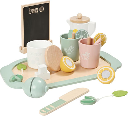 Wooden lemon tea set - Otloubnow