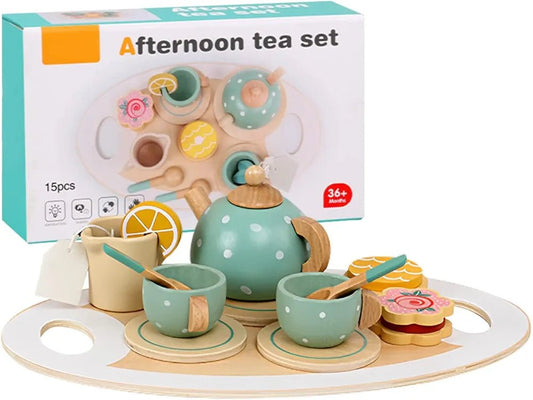 Wooden tea set - Otloubnow