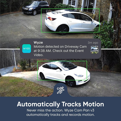 Wyze Cam Pan v3 360° 1080p Cam with Night Vision - Otloubnow