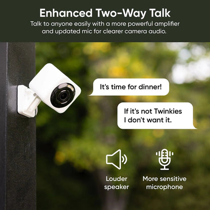 Wyze Cam v4 2.5K Outdoor Wired Security Camera with Night Vision, Spotlight, and Two - Way Audio - Otloubnow